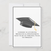 Elegant Photo Graduation Party / “Graduate”  招待状 (裏面)