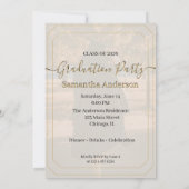 Elegant Photo Graduation Party | She Did It Grad  招待状 (裏面)