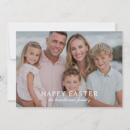 Elegant Photo Happy Easter  シーズンカード