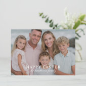 Elegant Photo Happy Easter  シーズンカード (スタンド正面)