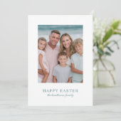 Elegant Photo Happy Easter  シーズンカード (スタンド正面)