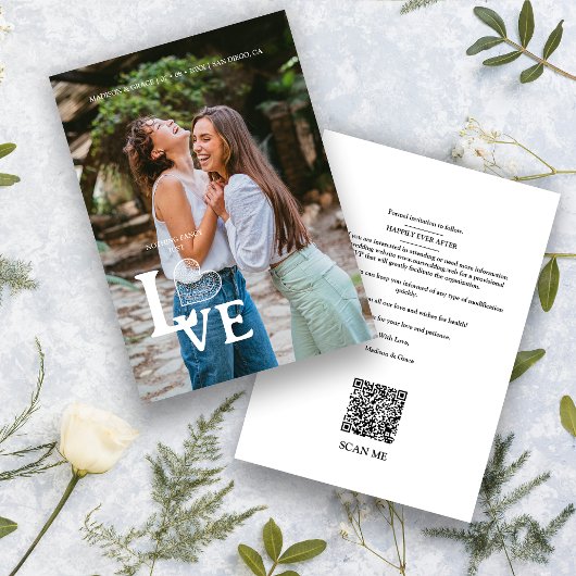 Elegant Photo Luxury Trendy Love Quote Wedding セーブザデート