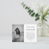 Elegant Photo Memorial Orthodox Prayer Card        プレイスカード (スタンド正面)