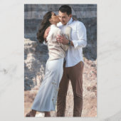 Elegant Photo Modern Budget Wedding Menu チラシ (裏面)