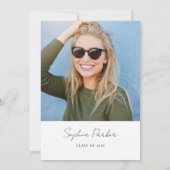 Elegant Photo Overlay | Graduation Party 招待状 (裏面)