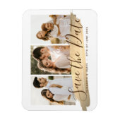 Elegant Photo Save The Date Magnet Invitation マグネット (縦)