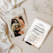 Elegant Photo Wedding 招待状