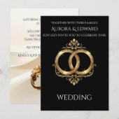 Elegant Photo Wedding Invitation Card – Modern 招待状 (正面/裏面)
