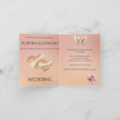 Elegant Photo Wedding Invitation Card – Modern 招待状 (内部)