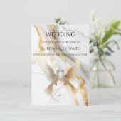 Elegant Photo Wedding Invitation Card – Modern 招待状 (スタンド正面)