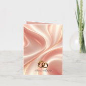 Elegant Photo Wedding Invitation Card – Modern 招待状 (裏面)