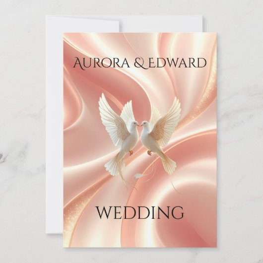 Elegant Photo Wedding Invitation Card – Modern 招待状 (正面)