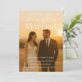 Elegant Photo Wedding Movie Poster 招待状 (スタンド正面)