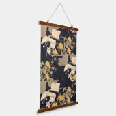 Elegant Piano Player 吊り下げ型タペストリー (傾斜あり)