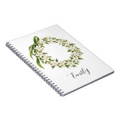 Elegant Pikake Lei Notebook ノートブック (右側)