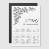 Elegant Pine Branch Botanical Calendar 2026 (正面/裏面)