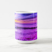 Elegant Pink 50 and Fabulous Birthday Coffee Mug コーヒーマグカップ (中央)