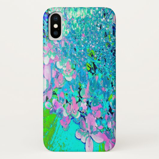 Elegant Pink and Blue Limelight Hydrangea Case-Mate iPhoneケース (裏面)