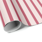 Elegant Pink and Maroon Diagonal Stripes Modern  ラッピングペーパー (ロールコーナー)