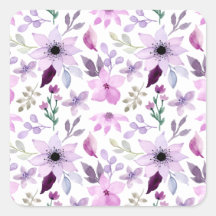 Elegant Pink and Purple Flower Pattern