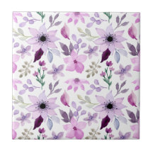 Elegant Pink and Purple Flower Pattern