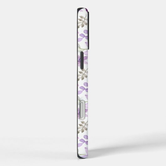 Elegant Pink and Purple Flower Pattern Case-Mate iPhoneケース (裏面 / 右)
