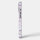Elegant Pink and Purple Flower Pattern Case-Mate iPhoneケース (裏面 / 左)