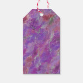 Elegant Pink And Purple Marble  ギフトタグ (正面)