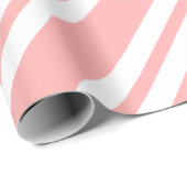 Elegant pink and white merry Christmas  ラッピングペーパー (ロールコーナー)