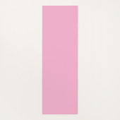 Elegant Pink and White Striped Yoga Mat Design ヨガマット (裏面)