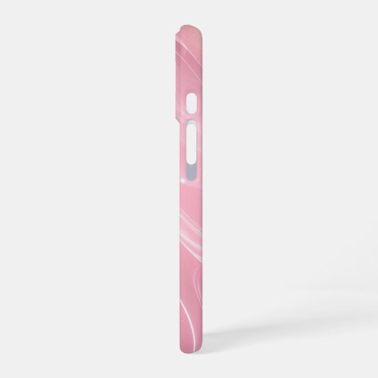 Elegant Pink Aurora Phone Case iPhone 16ケース (左側面)