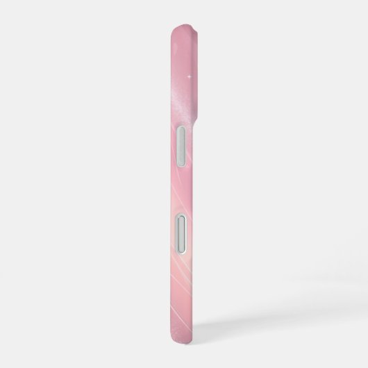 Elegant Pink Aurora Phone Case iPhone 16ケース (右側面)