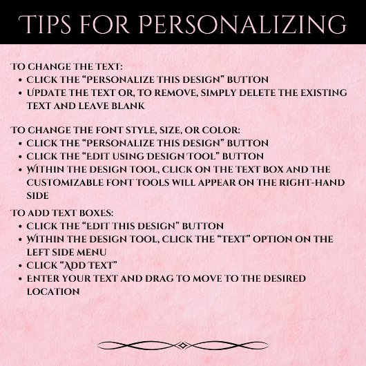 Elegant Pink Black Monogram Executive Planner プランナー手帳