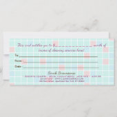 Elegant Pink Blue Cleaning Service Maid Janitorial (裏面)