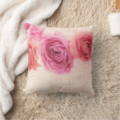 Elegant pink bouquets クッション (ブランケット)