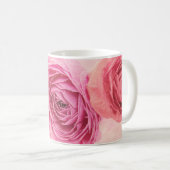 Elegant pink bouquets  コーヒーマグカップ (正面右)