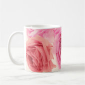 Elegant pink bouquets  コーヒーマグカップ (左)