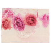 Elegant pink bouquets  ラージペーパーバッグ (裏面)