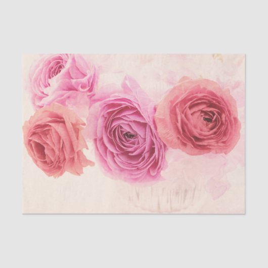 Elegant pink bouquets  薄葉紙 (正面)