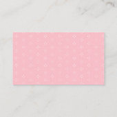 Elegant Pink Bow Books For Baby Baby Shower エンクロージャーカード (裏面)