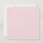 Elegant Pink Bridal Shower Invitation | Modern Gol 招待状 (裏面)