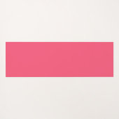 Elegant Pink Doe-patterned Christmas  ヨガマット (裏面(横))