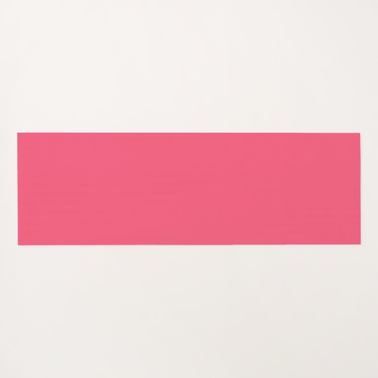 Elegant Pink Doe-patterned Christmas  ヨガマット (裏面(横))