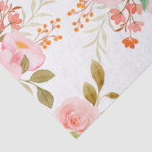 Elegant Pink Floral  Botanical Tissue Paper  薄葉紙 (詳細)