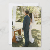 Elegant Pink Floral Fully Editable Save the Date サンキューカード (裏面)