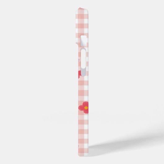 Elegant Pink Floral Phone Case Case-Mate iPhoneケース (裏面 / 左)