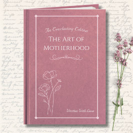 Elegant Pink Floral Storybook Mother’s Day Photo カード