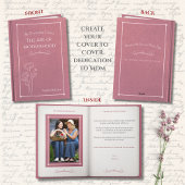 Elegant Pink Floral Storybook Mother’s Day Photo カード