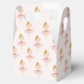 Elegant Pink Girl Ballerina Birthday Party フェイバーボックス (オープン)