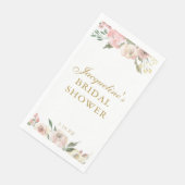 Elegant Pink Gold Floral Customized Bridal Shower (コーナー)